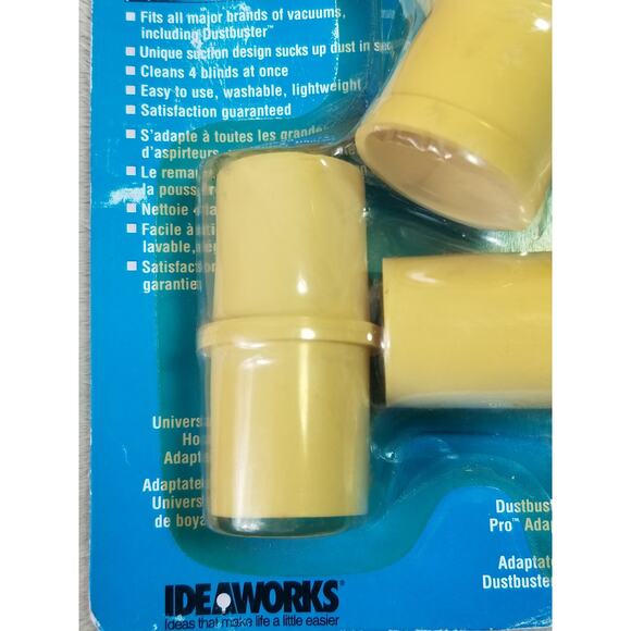 NEW Mini Blind Vac Attachment Vacuum Dust Universal Dust Adapter Ideaworks Vtg - Picture 3 of 12